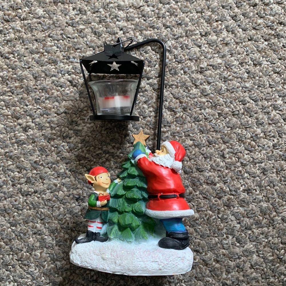 Santa Claus Tealight Candle Holder